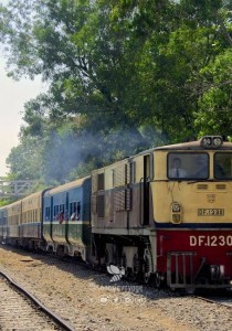 Train circulaire à Yangon